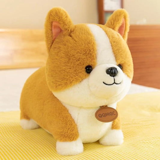 Corgi Cuddle Buddy 35cm 🐶💕 - Plushie & Pillow Combo for Playtime Fun! Perfect Gift for Any Occasion 🎈