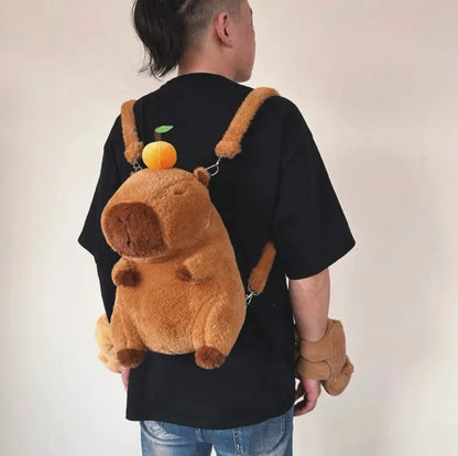 Capybara Plush Backpack