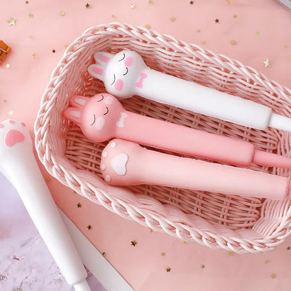🐰✨ Adorable Rabbit Gel Pens - Squishy Foam Cuties for Bright School Days & Creative Offices! 🖊️🌈