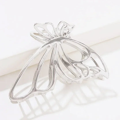 Kawaii Golden Butterfly Hair Claws 🦋✨ | Adorable Hollow Out Clips for Stylish Women 💖🌟