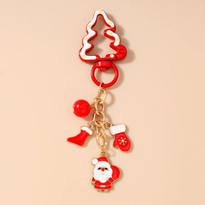 Cute Snowman Christmas Keychain For Women Girls Gift 🎄⛄✨