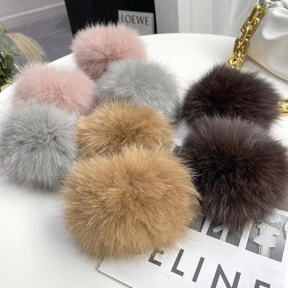 Fox Fur Cuff Arm Warmer For Women Real Fur Wristband Glove 🧣 Soft Cute Style
