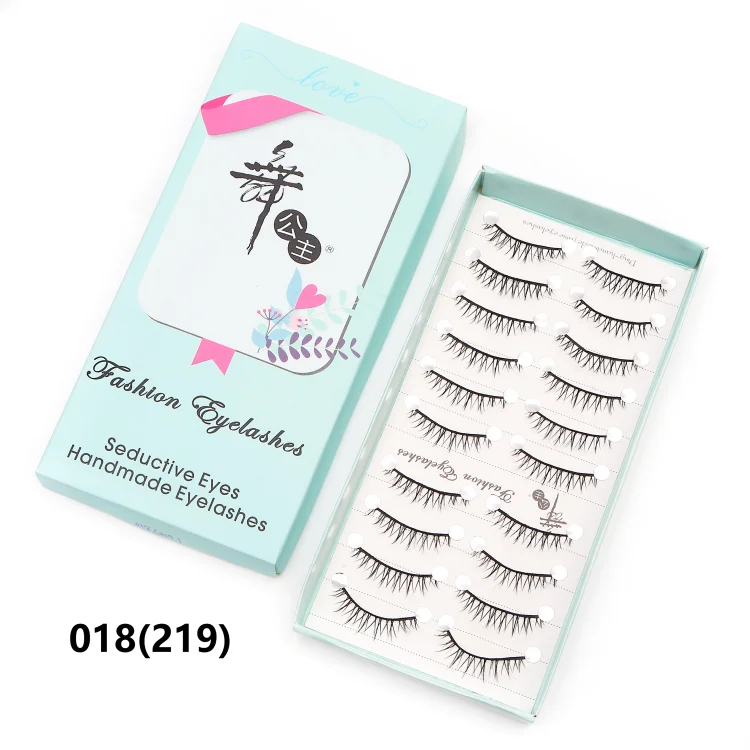 Adorable Manga Style False Eyelashes 10 Pairs Natural Full Strip Lashes For Anime Look Makeup ✨🐰🎀🌸