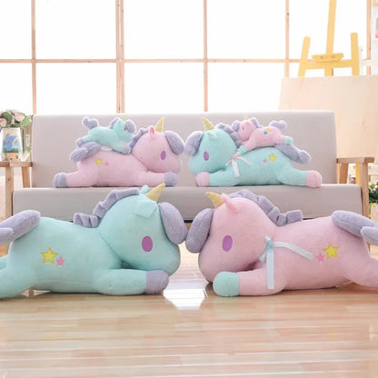 Adorable Kawaii Unicorn Plush Toy 🦄 | Soft & Snuggly Baby Pillow for Kids 🎁 | Perfect Birthday Gift!