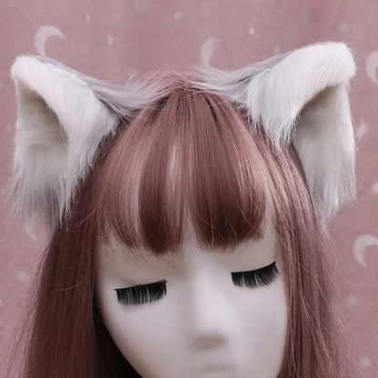 Kawaii Cat Ears Anime Lolita Headband 🎀 | Gothic Cosplay Hair Accessories 🐾✨