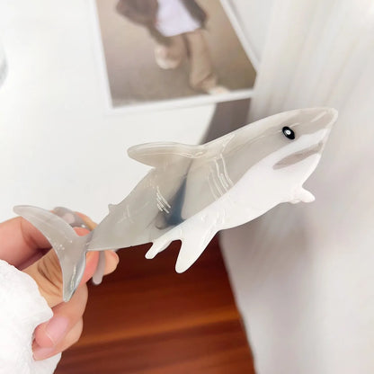 Ocean Friends Hair Claw Clip Acetate Dolphin Seahorse Jellyfish Clip For Women 🐬