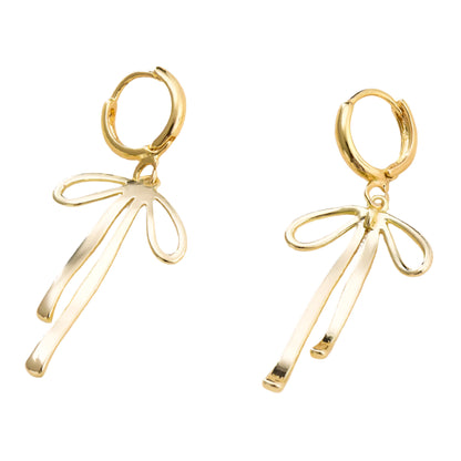 Kawaii Fairy Tale Bow Stud Earrings 🎀✨ – Adorable Stainless Steel Jewelry for Women, Perfect Daily Accessory & Gift!
