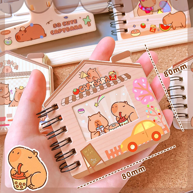 🐾 Adorable Capybara Notebook 📚 - Fun Mini Diary for Kids ✏️✨ - Pixie Quill