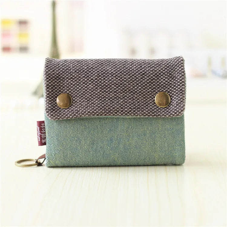 Kawaii Canvas Coin Pouch 🌈✨ | Cute Cartoon Key Organizer Wallet for Girls 💖🎒 | Adorable Mini Money Bag!