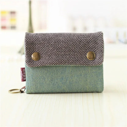 Kawaii Canvas Coin Pouch 🌈✨ | Cute Cartoon Key Organizer Wallet for Girls 💖🎒 | Adorable Mini Money Bag!