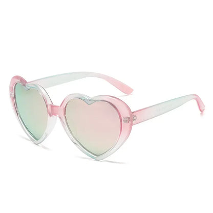 Kawaii Love Heart Polarized Sunglasses 💖✨ | Cute Retro UV400 Eyewear for Trendy Women 🌈🕶️