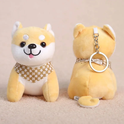 Adorable Shiba Inu Plush Keychain 10 Cm Cute Toy Pendant 🐶🎀