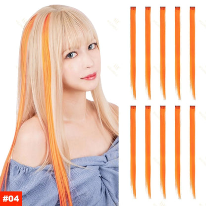 18 Color ClipIn Hair Extensions 22 Inch High Gloss Straight Wig For Women 💖