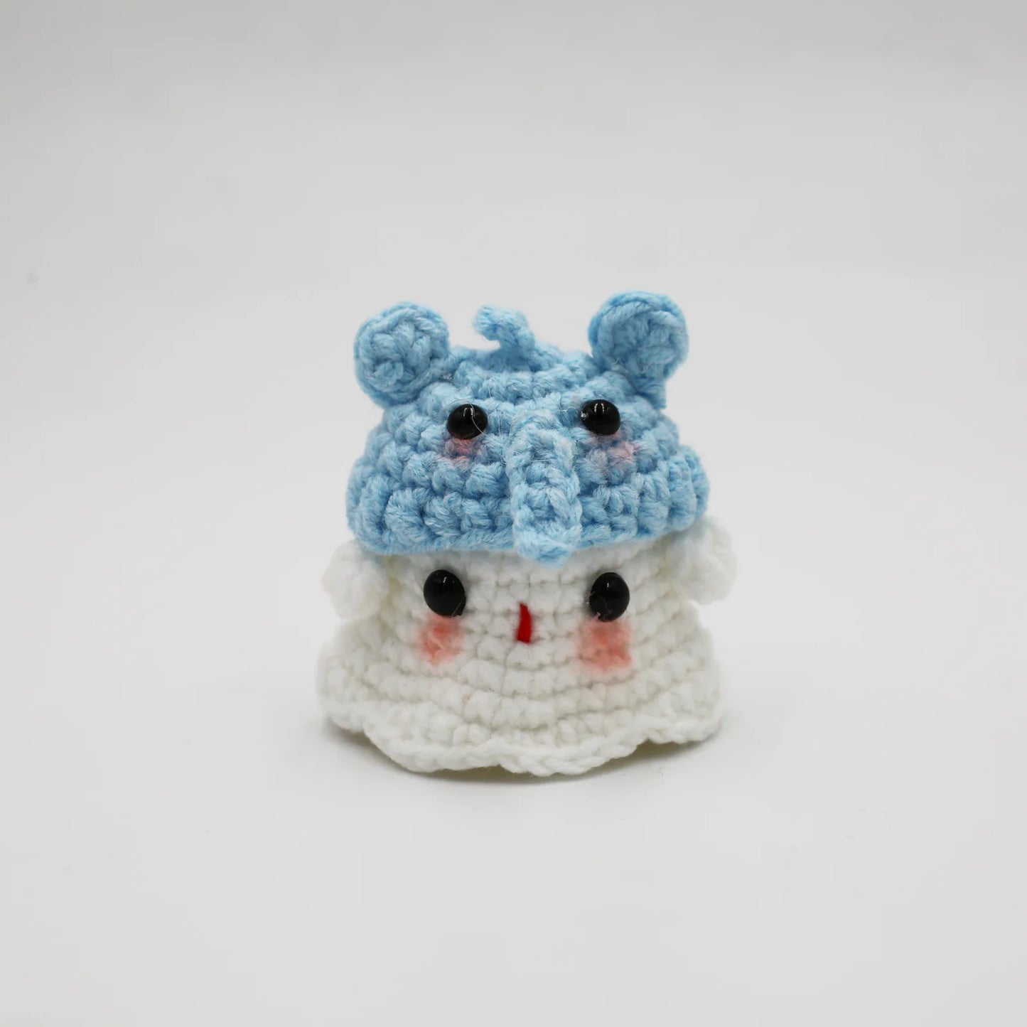 Whimsical Pumpkin Ghost Keychain Plush Crochet Doll For Halloween Decor 🎃👻🧶