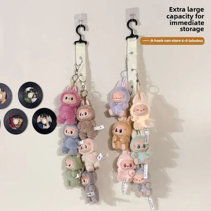 Pastel Plush Doll Wall Shelf and Storage Organizer 🧸🎀