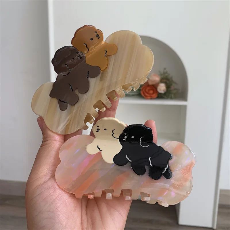 New Double Koalas Hair Clip Cartoon Design Cute Accessory For Girls 💖🐨✨