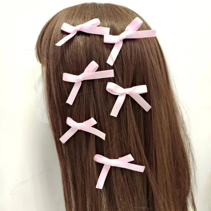 🌸 Sweet Bowtastic Hair Clips - 2Pcs Mini Ballet Bliss for Girls 🎀✨