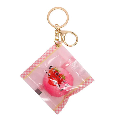Pineapple Bag Keychain Candy Charm 🍍 Cute Stress Relief Pendant For Bags