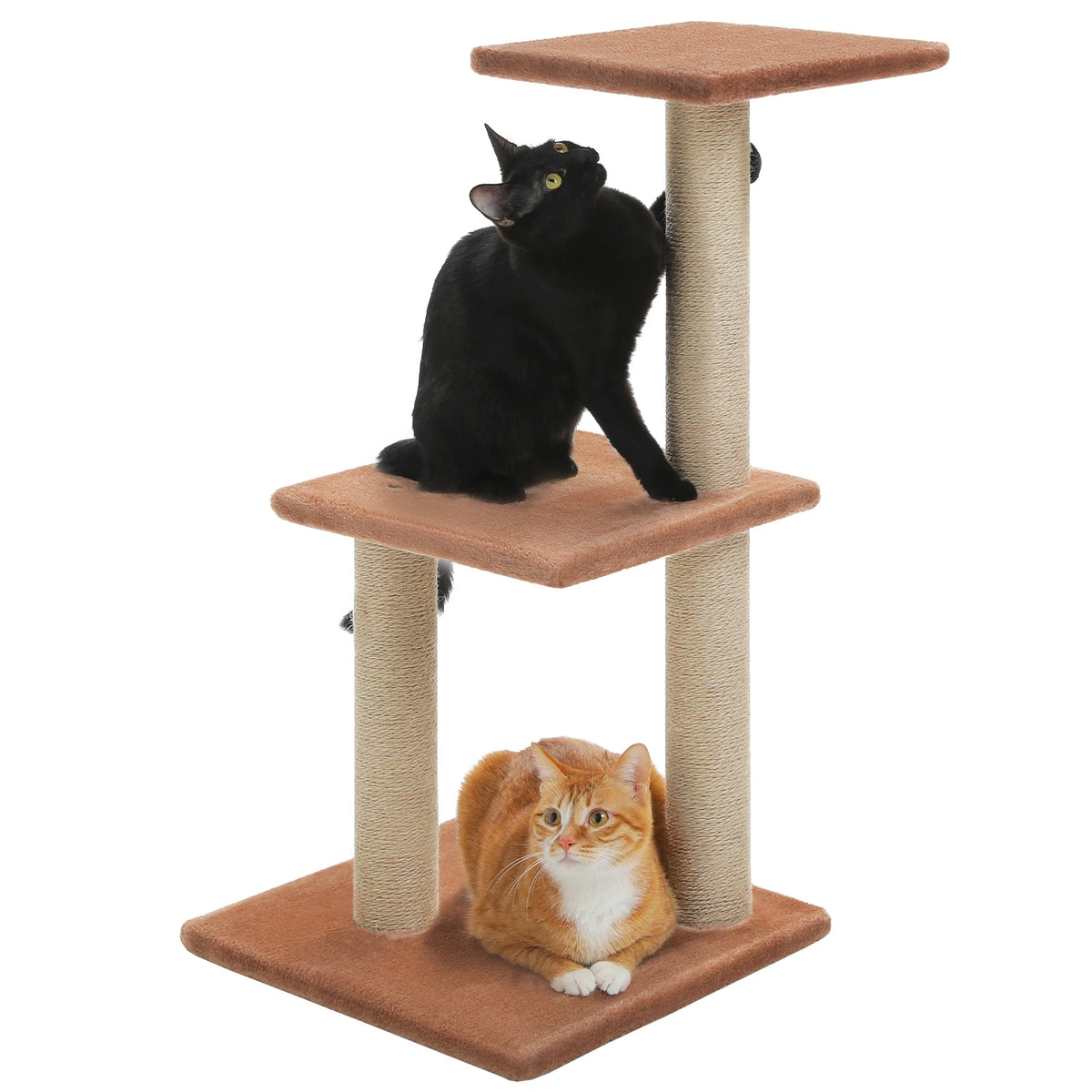Whisker Wonderland Cat Tree Tower For Indoor Cats Grey Two Styles With Scratching Posts Hammock Top Perch 🐱🪵