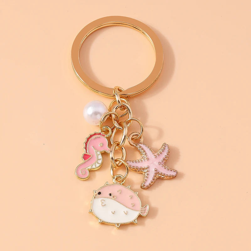 Kawaii Unicorn Horse Enamel Keychain 🦄✨ | Cute Metal Key Ring Pendant for Women & Girls | Perfect DIY Gift for Handbags & Car Keys 🎁💕