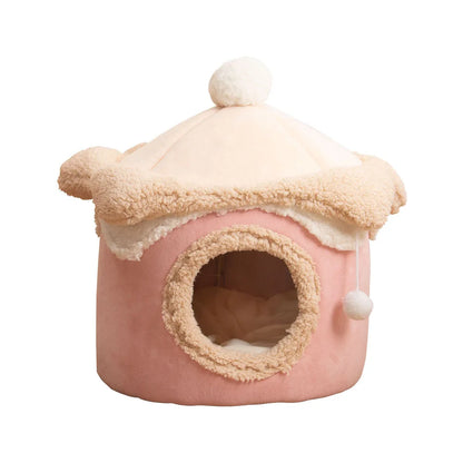 ✨ Cozy Cat & Pup Paradise 🐾 - Ice Cream Tent Bed! 🍦🐶💖