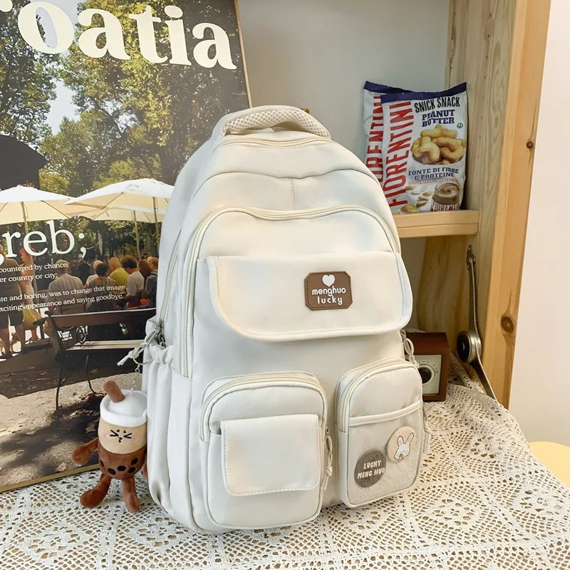 Adorable Kawaii Capybara Backpack 🐾✨ | Spacious, Waterproof, and Adjustable for Students! 🎒