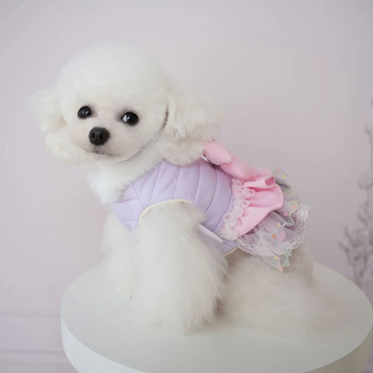 ✨Charming Striped Winter Skirt for Pups! ❄️🌟 Waterproof & Adorable Designs for Small & Medium Dogs 🐾💖
