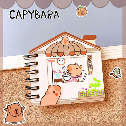🐾 Adorable Capybara Notebook 📚 - Fun Mini Diary for Kids ✏️✨ - Pixie Quill