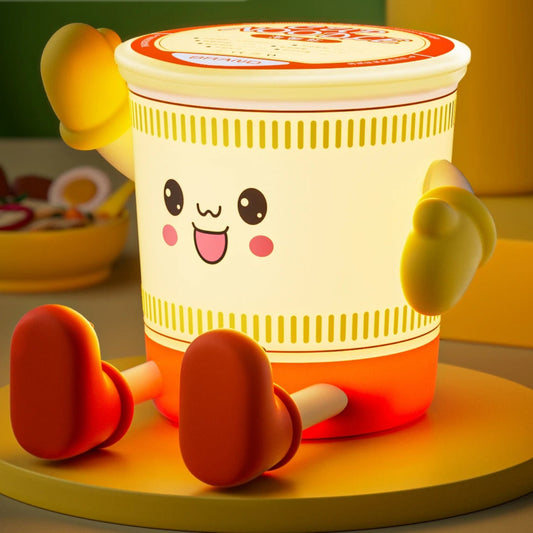 Kawaii Cartoon Cup Noodle LED Night Light 🍜✨ – Adorable & Fun Home Décor Lamp for Bedrooms, Gifts & Cozy Spaces!