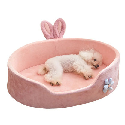 Soft Pet Bed Detachable Washable For Dogs Cats All Season Cozy Mat 🐾