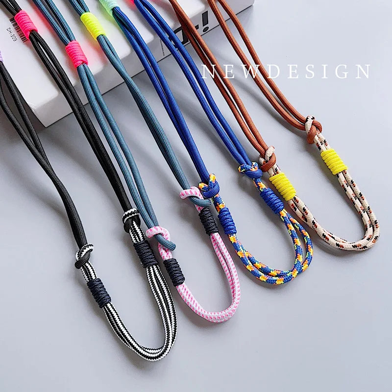 Kawaii Handwoven Phone Lanyard 🌈✨ | Long Crossbody Strap - Sturdy & Cute Anti-Loss Accessory for All! 💖📱