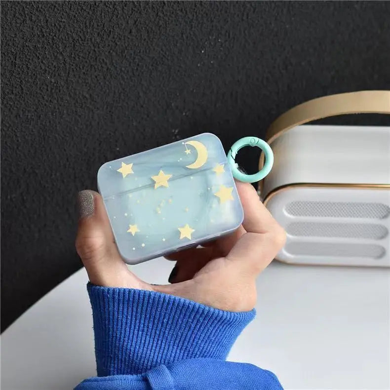🌸 Cute Floral Silicone Case for AirPods 🌼 Stylish Earphone Cover with Keyring for Girls 🎀 - Pixie Quill