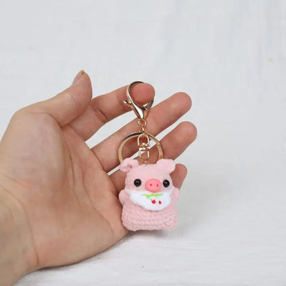 Bear Couple Keychains Crochet Duo For Keys And Bags Cute Handcrafted Charms 🧶🐻