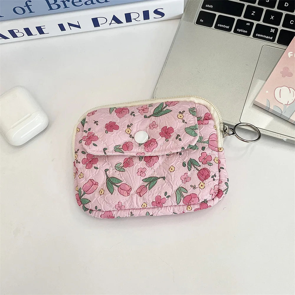 Kawaii Cartoon Makeup Pouch 🐰✨ | Cute Travel Lipstick & Earphone Organizer Bag 🎀💄 - Perfect Gift for Women!