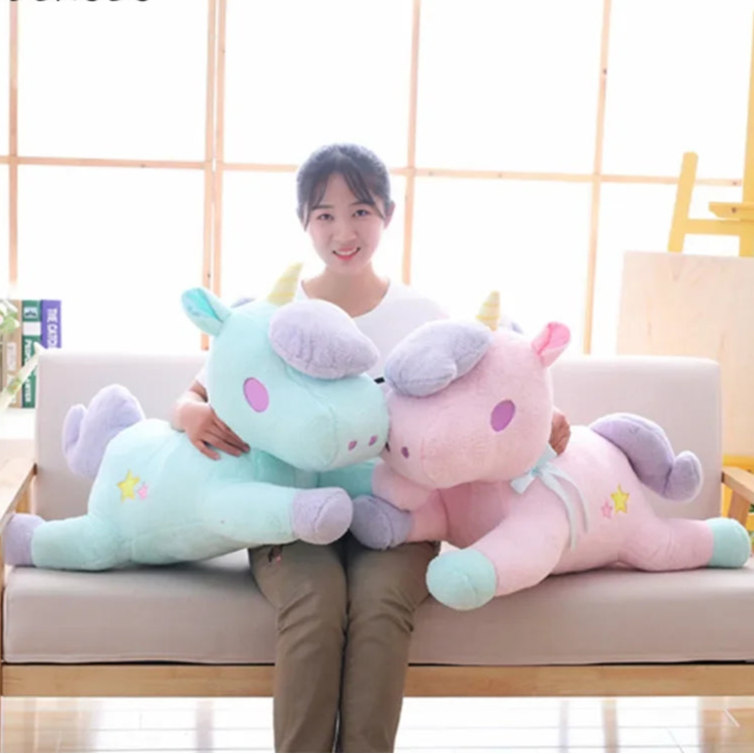 Adorable Kawaii Unicorn Plush Toy 🦄 | Soft & Snuggly Baby Pillow for Kids 🎁 | Perfect Birthday Gift!