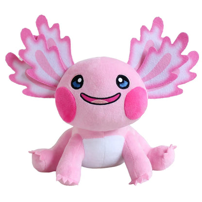 Adorable 25cm Kawaii Axolotl Plushie 🦑💖 Colorful Cartoon Salamander Stuffed Animal - Perfect Gift for Kids 🎁✨