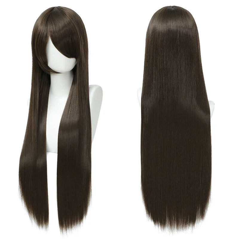 Cute Lolita 80 Centimeter White Purple Wig With Bangs For Cosplay 😻💜