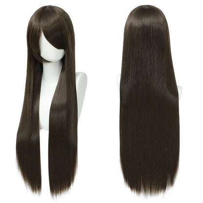 Cute Lolita 80 Centimeter White Purple Wig With Bangs For Cosplay 😻💜