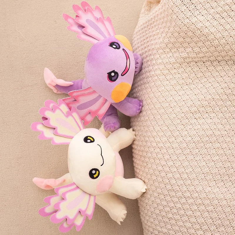 Adorable 25cm Kawaii Axolotl Plushie 🦑💖 Colorful Cartoon Salamander Stuffed Animal - Perfect Gift for Kids 🎁✨