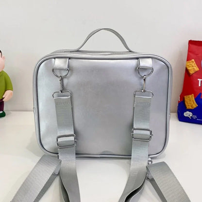 Adorable TV Design Ita Bag Ulzzang Style Crossbody With Transparent Pocket 👜