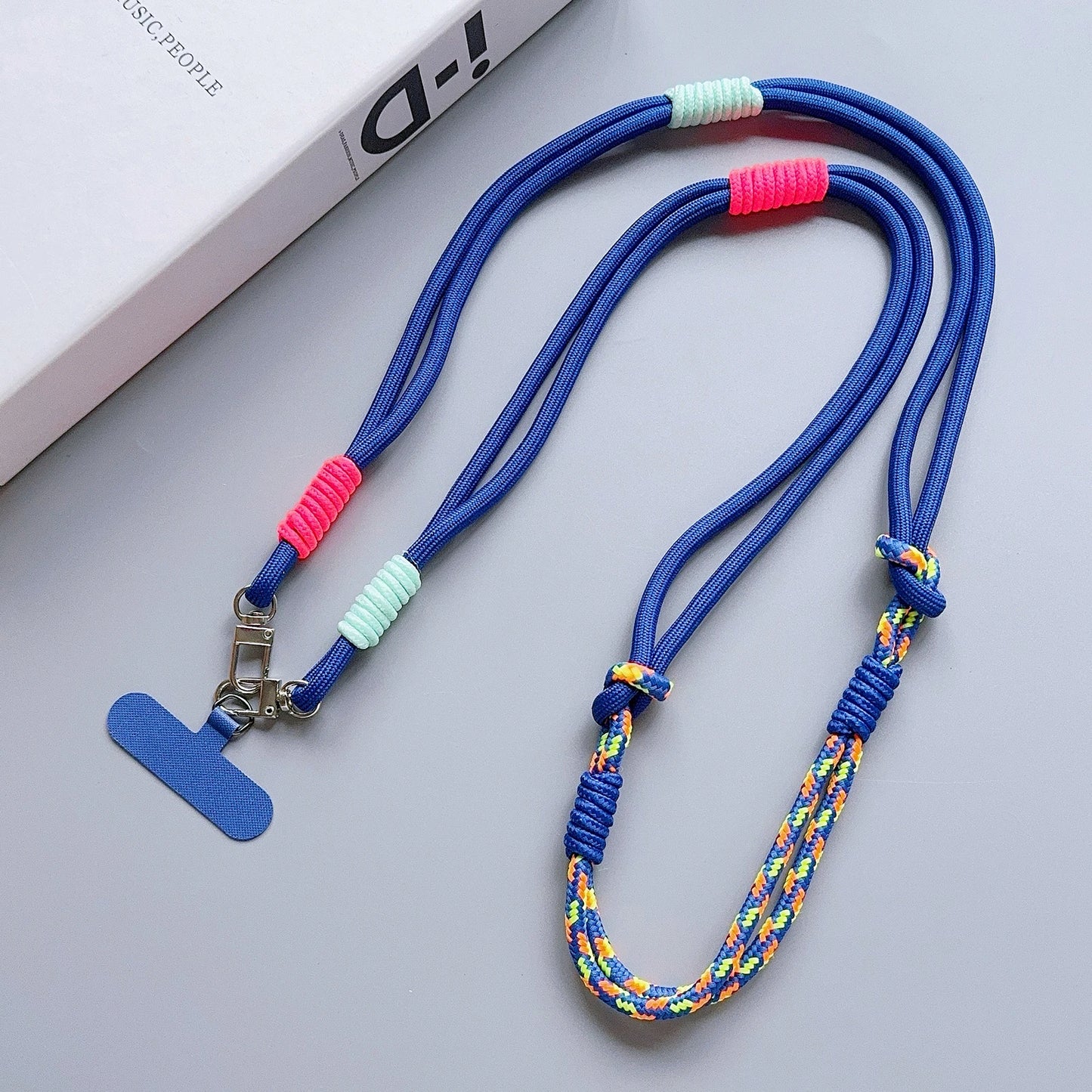 Kawaii Colorful Double-Sided Mobile Phone Lanyard 🌈✨ - Trendy & Safe Shoulder Strap for Everyday Adventures! 🎀📱