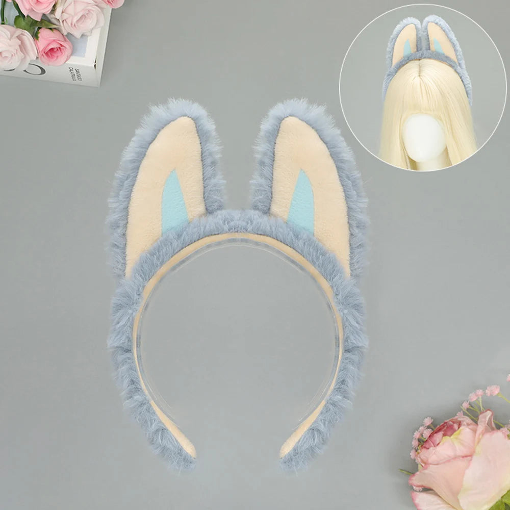 Adorable Cinnamoroll Ears Headband Plush Hair Band Non Slip For Women Girls 🐶✨🎀