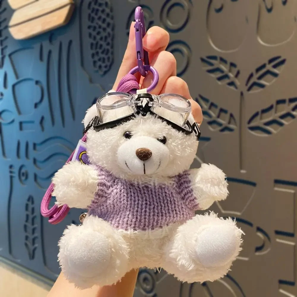 Brown Bear Plush Pendant Bag Charm Cute Hangings for Bags 🐻🧸