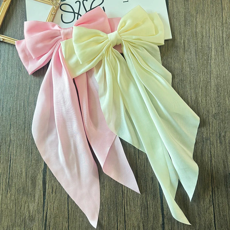 Adorable Bowknot Hair Clip 🎀✨ - Cute Ponytail Accessory for Trendy Girls! 🌸💕