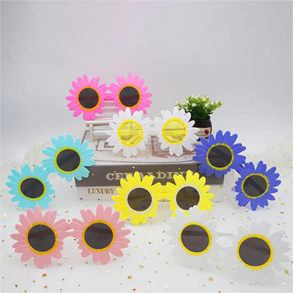 Kawaii Sunflower Sunglasses 🌼✨ | Adorable Daisy-Shaped Eyewear for Fun Parties & Photos 📸💖