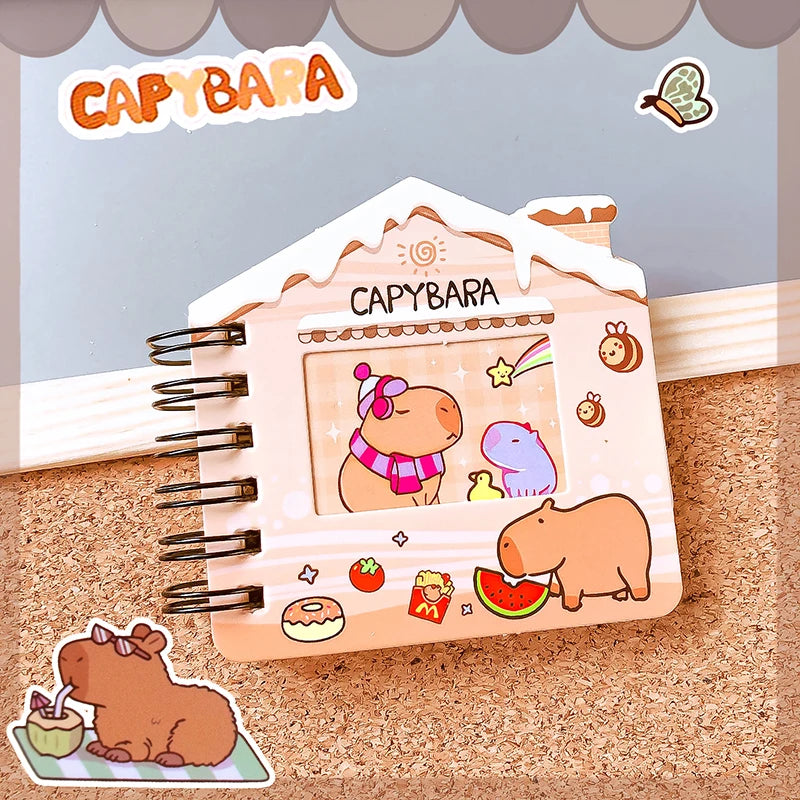 🐾 Adorable Capybara Notebook 📚 - Fun Mini Diary for Kids ✏️✨ - Pixie Quill