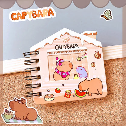 🐾 Adorable Capybara Notebook 📚 - Fun Mini Diary for Kids ✏️✨ - Pixie Quill