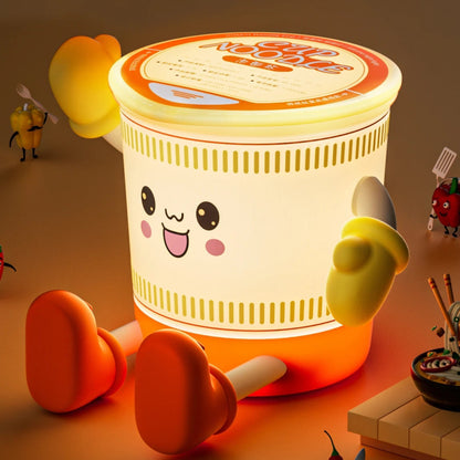 Kawaii Cartoon Cup Noodle LED Night Light 🍜✨ – Adorable & Fun Home Décor Lamp for Bedrooms, Gifts & Cozy Spaces!