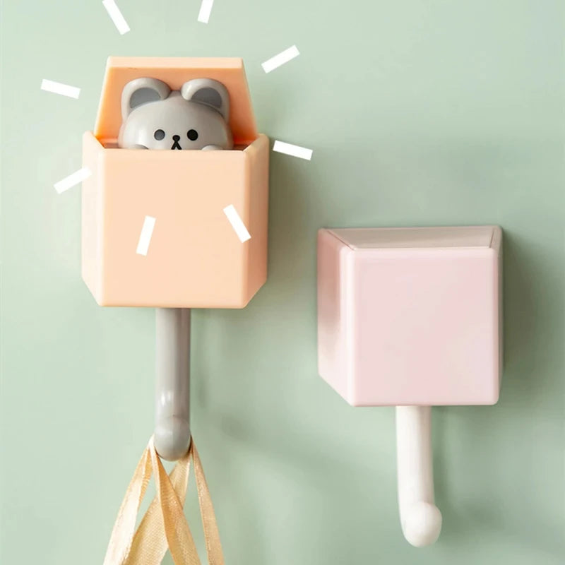 Kawaii Cat Key Holder 🐾✨ - Adorable Wall Hook for Keys & Home Decor 🏠💖