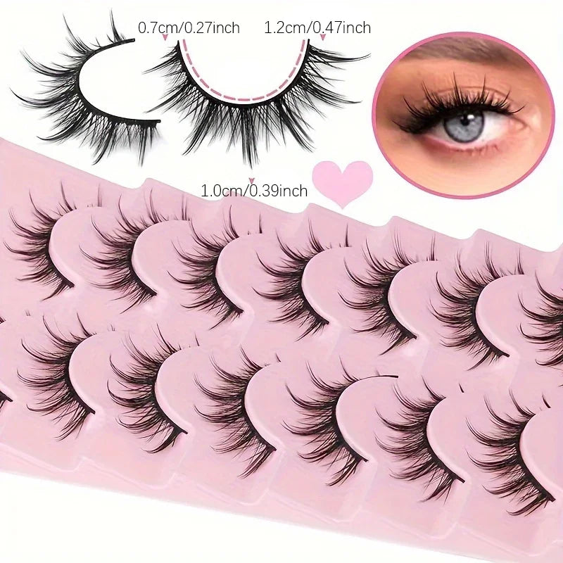 Lashes Set Anime And Cosplay Eyelashes Pack 😺✨